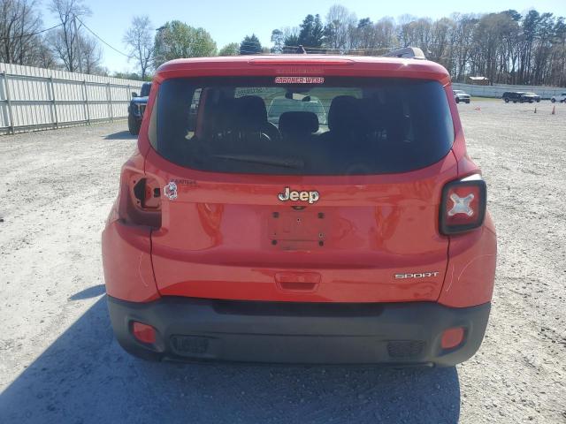  JEEP RENEGADE 2018 Czerwony