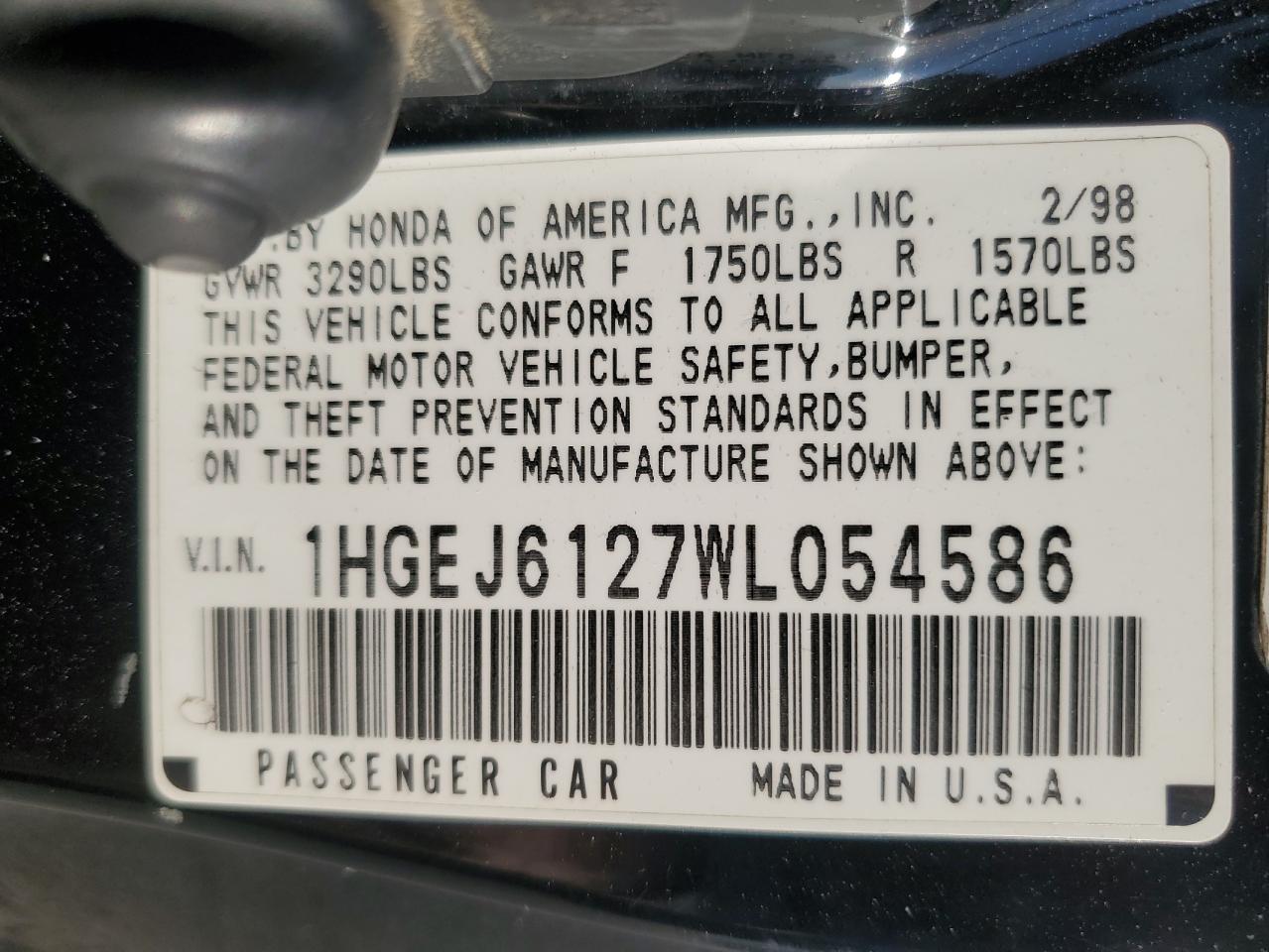 1998 Honda Civic - Image 12