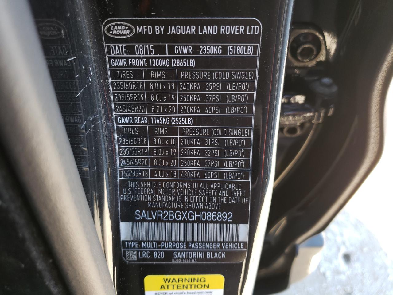 2016 Land Rover Range Rover - Image 14