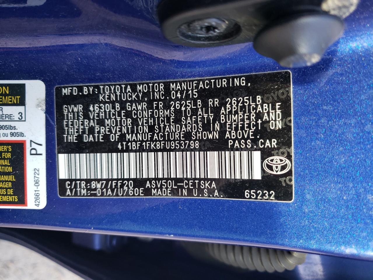 2015 Toyota Camry - Image 12
