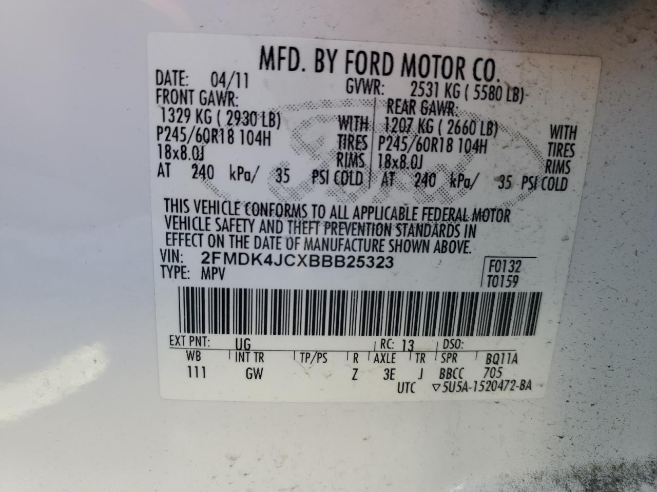 2011 Ford Edge - Image 12