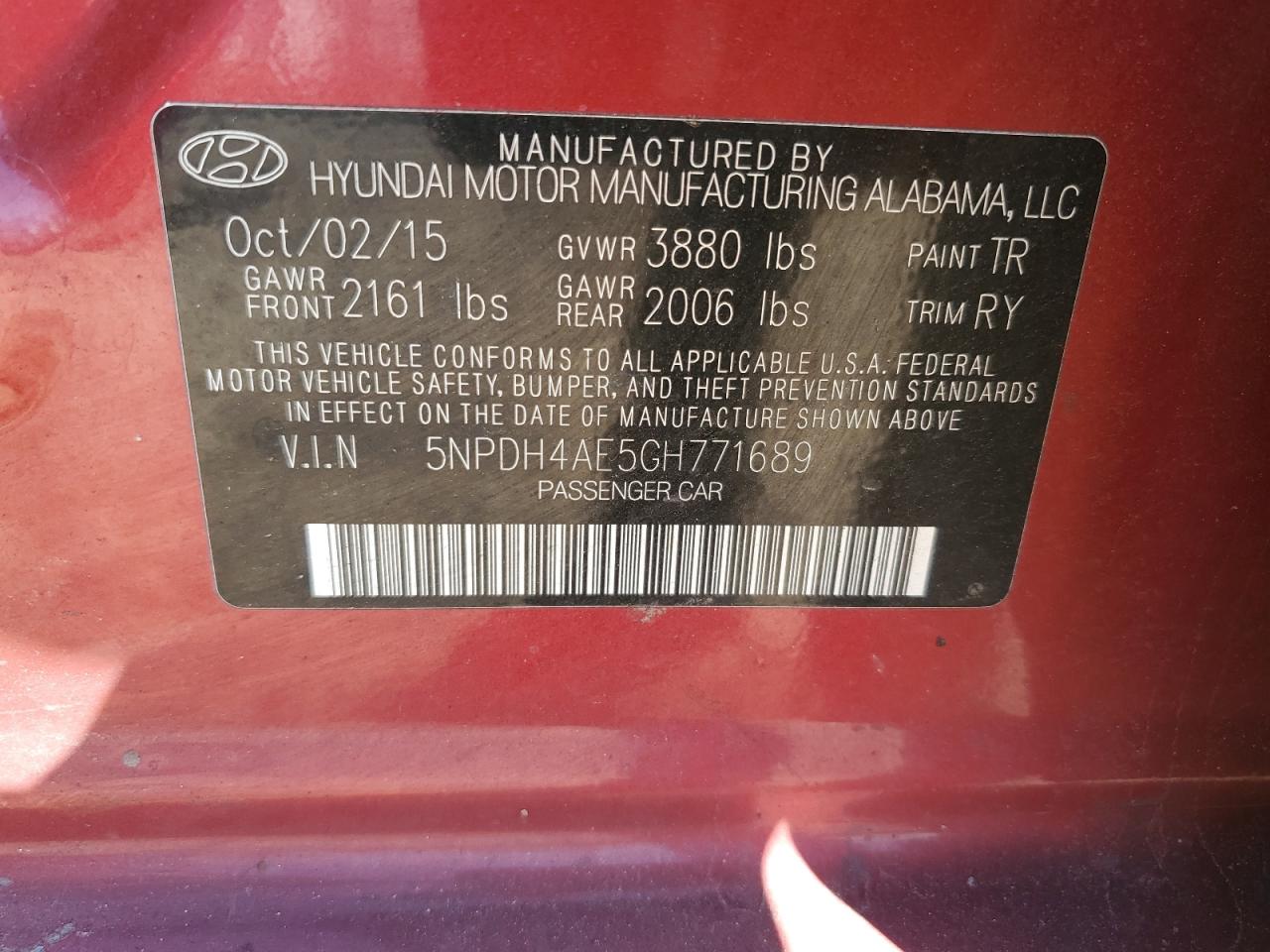 2016 Hyundai Elantra - Image 12