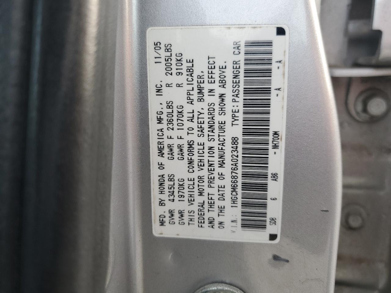 2006 Honda Accord - Image 14