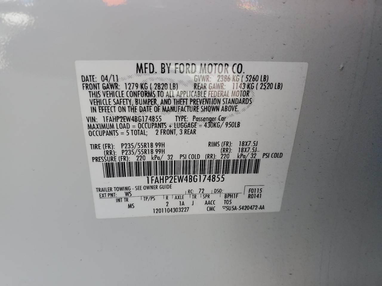 2011 Ford Taurus - Image 14