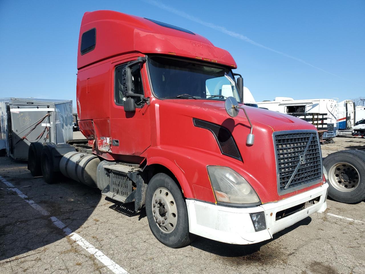 2012 Volvo Vn Semi Truck en Venta en Woodhaven, MI - Side