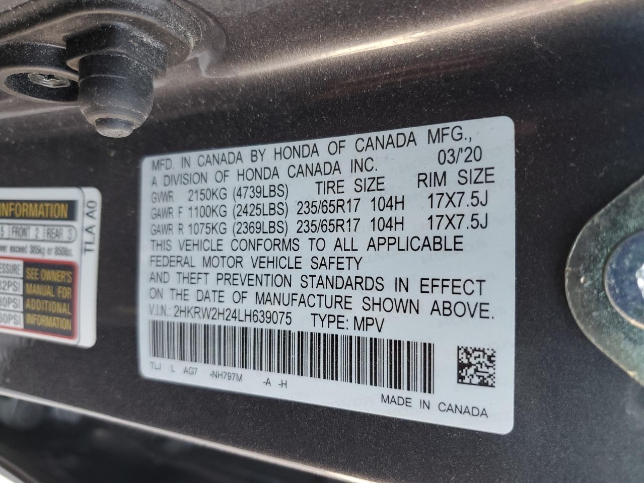2020 Honda CR-V - Image 12
