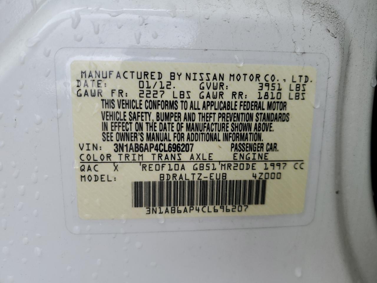 2012 Nissan Sentra - Image 12