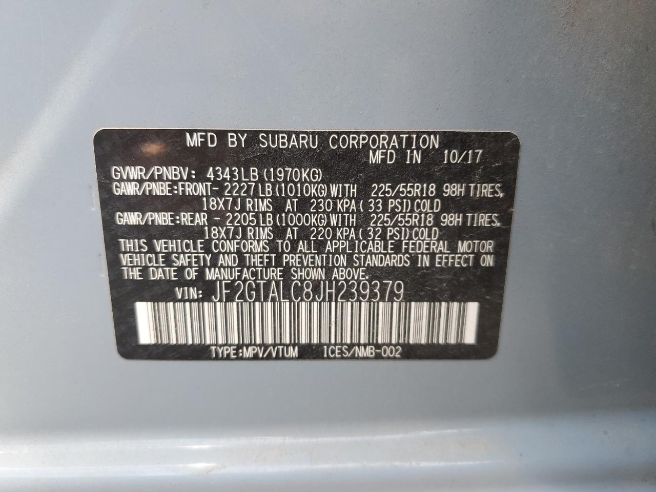2018 Subaru XV - Image 13