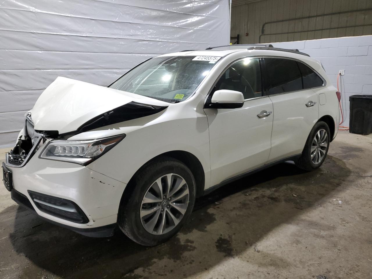 2014 Acura Mdx Technology للبيع في Candia، NH - Front End