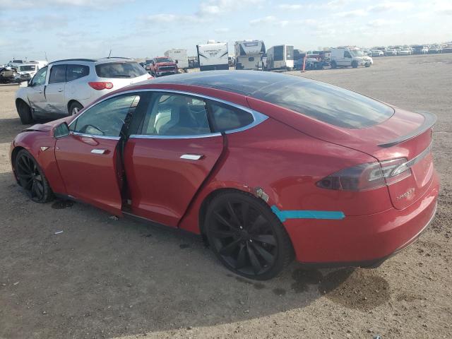 Хетчбеки TESLA MODEL S 2013 Червоний