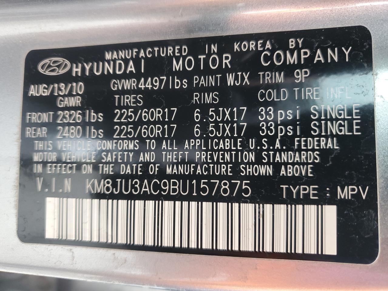 2011 Hyundai Tucson - Image 16