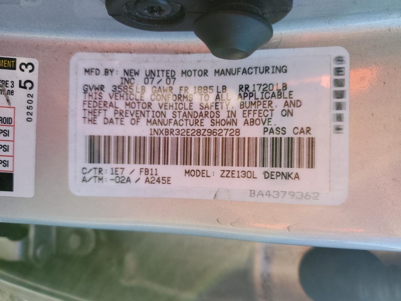 2008 Toyota Corolla - Image 13