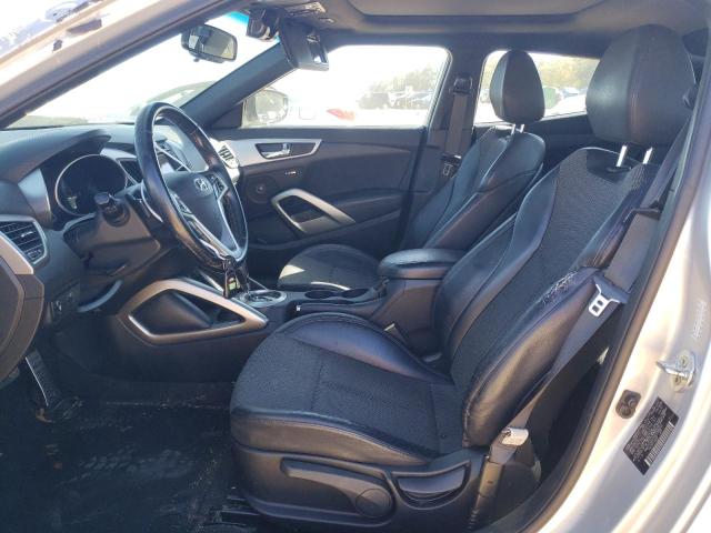 Coupet HYUNDAI VELOSTER 2016 Srebrny
