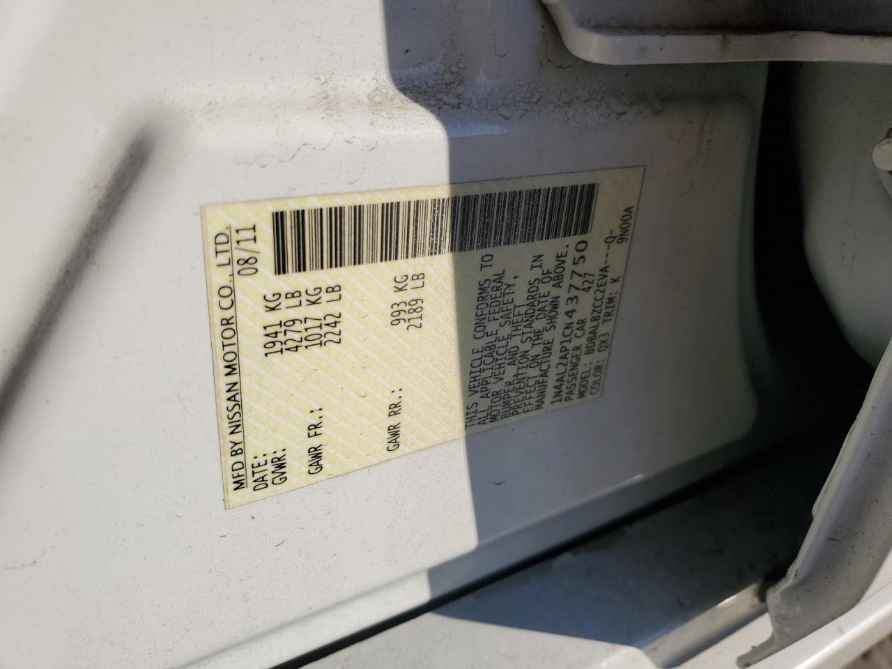 2012 Nissan Altima - Image 12