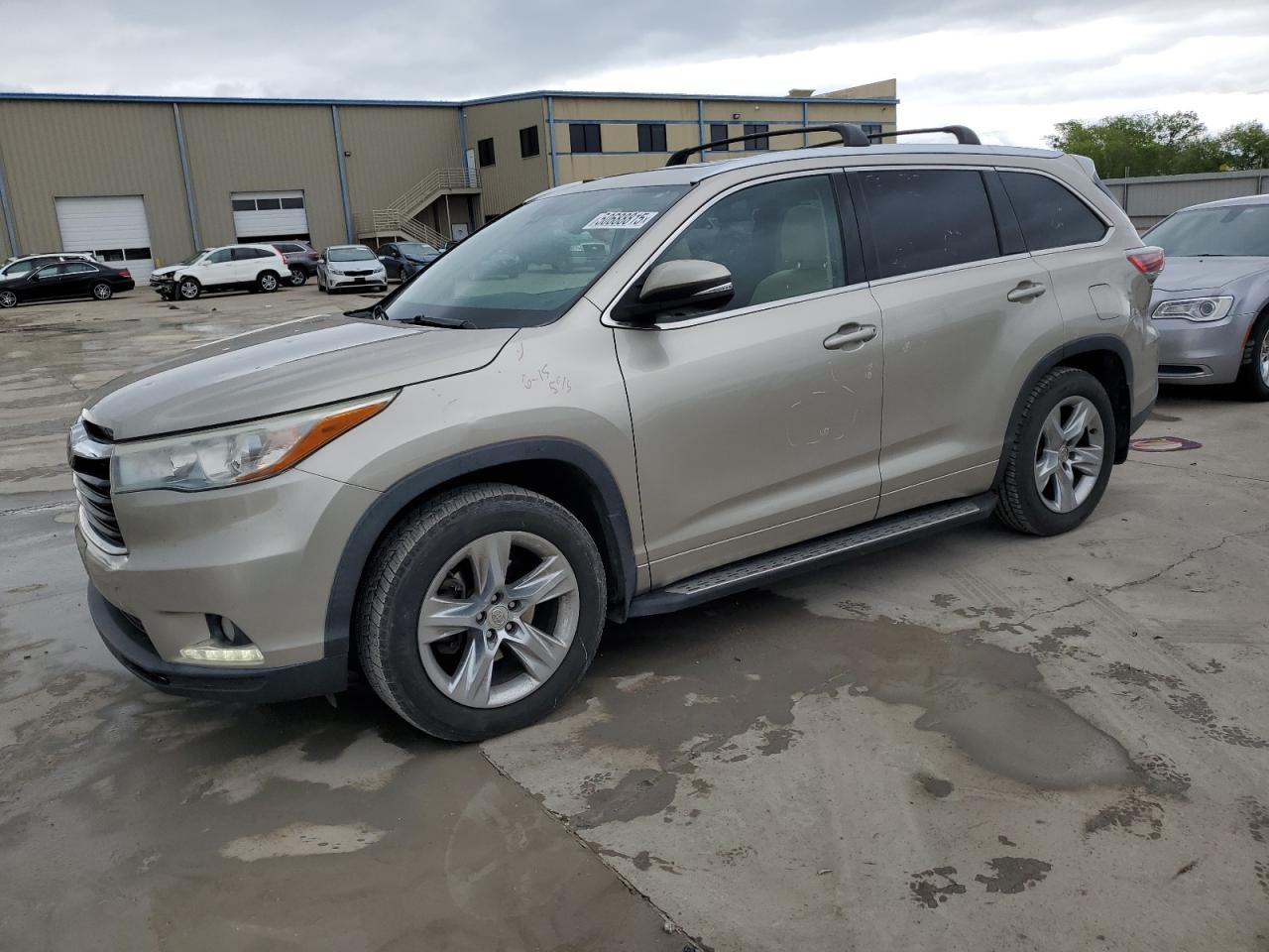 2015 Toyota Highlander Limited იყიდება Wilmer-ში, TX - Hail