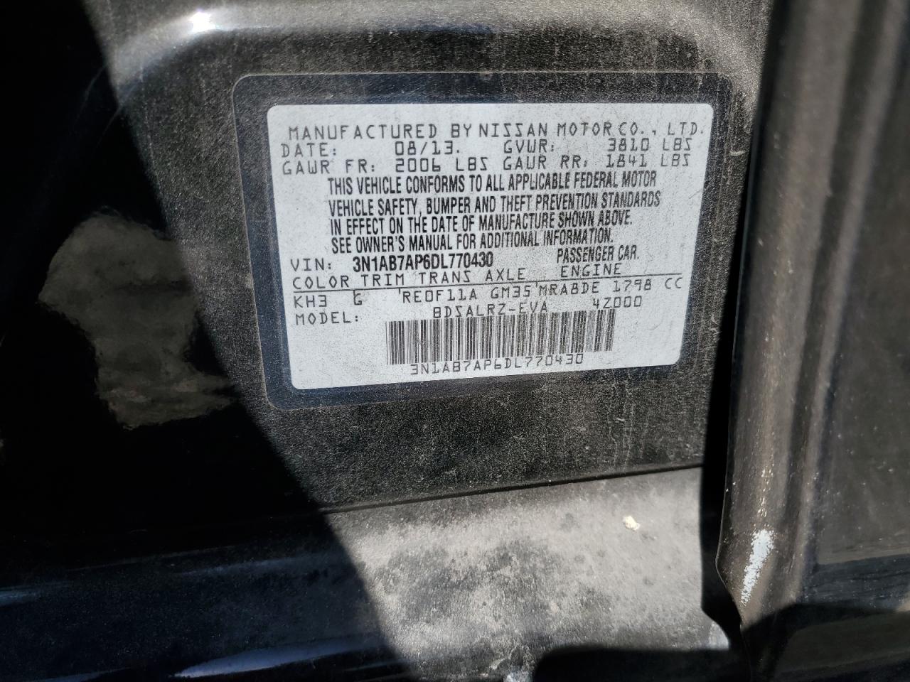 2013 Nissan Sentra - Image 13