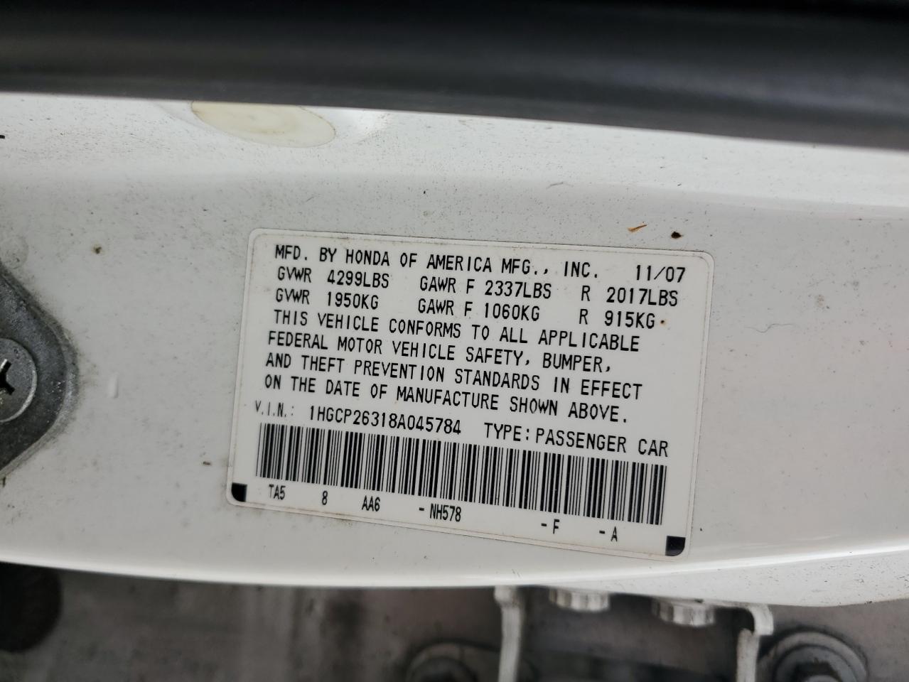 2008 Honda Accord - Image 12