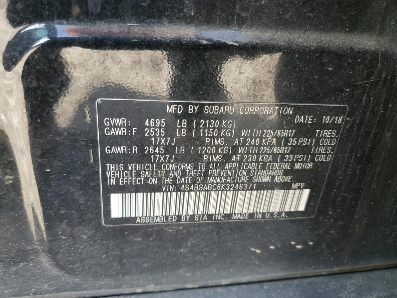 2019 Subaru Outback - Image 13