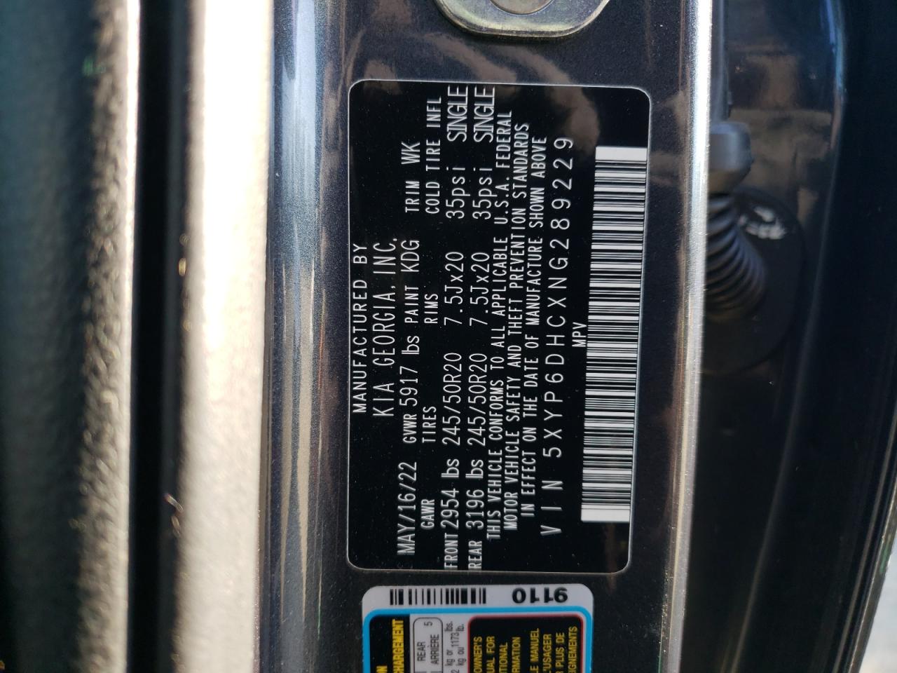 2022 Kia Telluride - Image 13