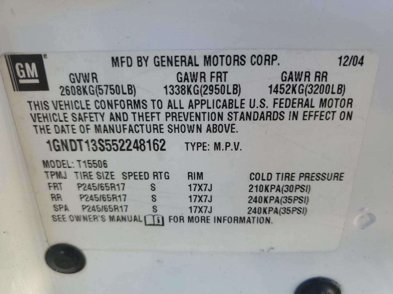 2005 Chevrolet TrailBlazer - Image 15