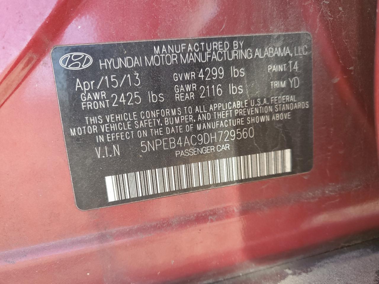 2013 Hyundai Sonata - Image 13
