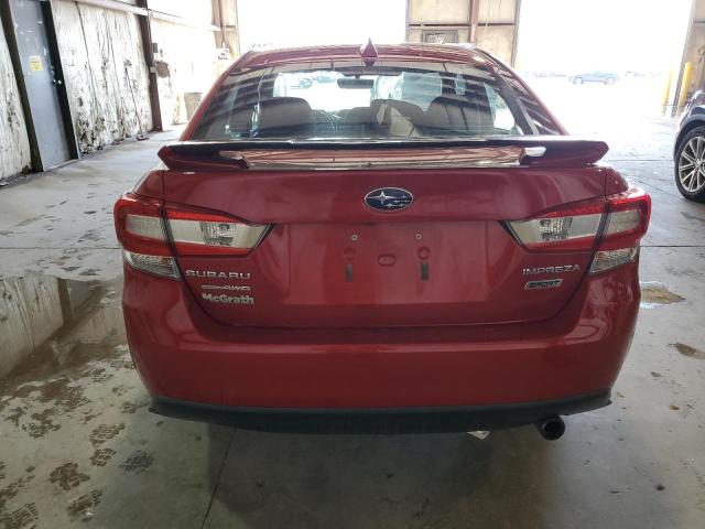  SUBARU IMPREZA 2017 Czerwony
