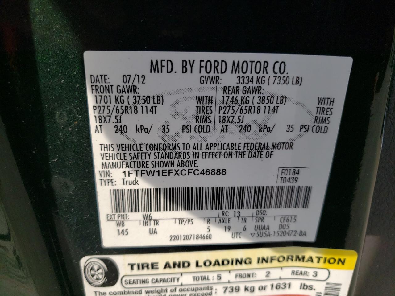 2012 Ford F-150 - Image 12