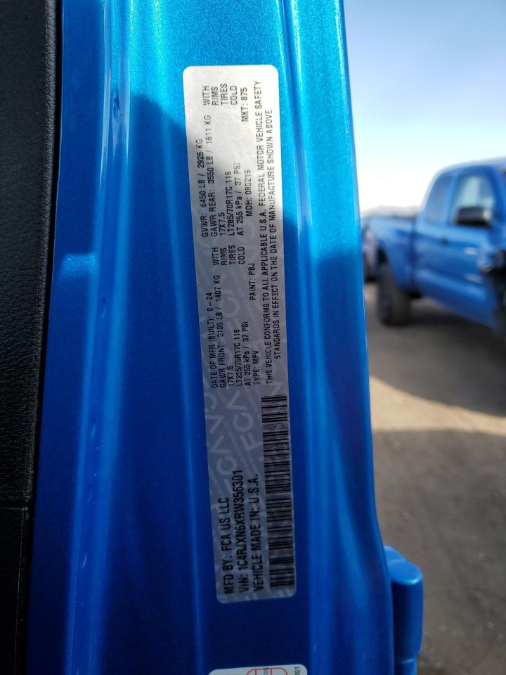 1c4rjxn6xrw356301 1C4RJXN6XRW356301 2024 Jeep Wrangler 4Xe