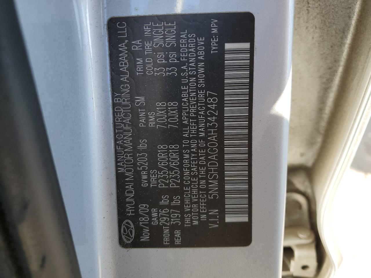 2010 Hyundai Santa Fe - Image 13
