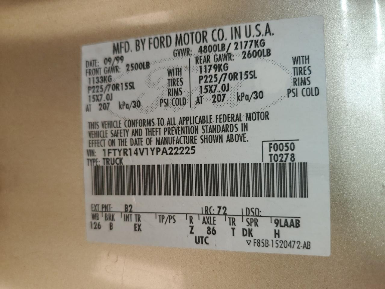 2000 Ford Ranger - Image 12