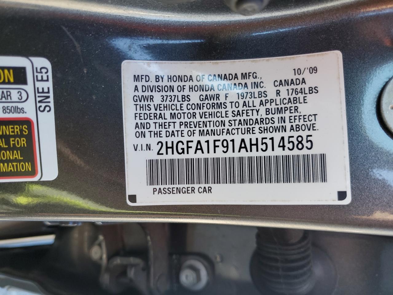 2010 Honda Civic - Image 12