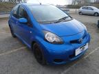 2010 TOYOTA AYGO BLUE for sale at Copart SANDTOFT