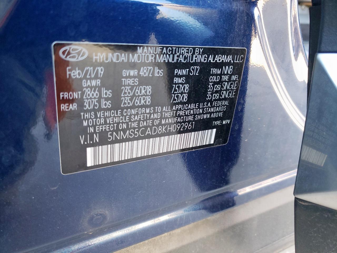 2019 Hyundai Santa Fe - Image 15