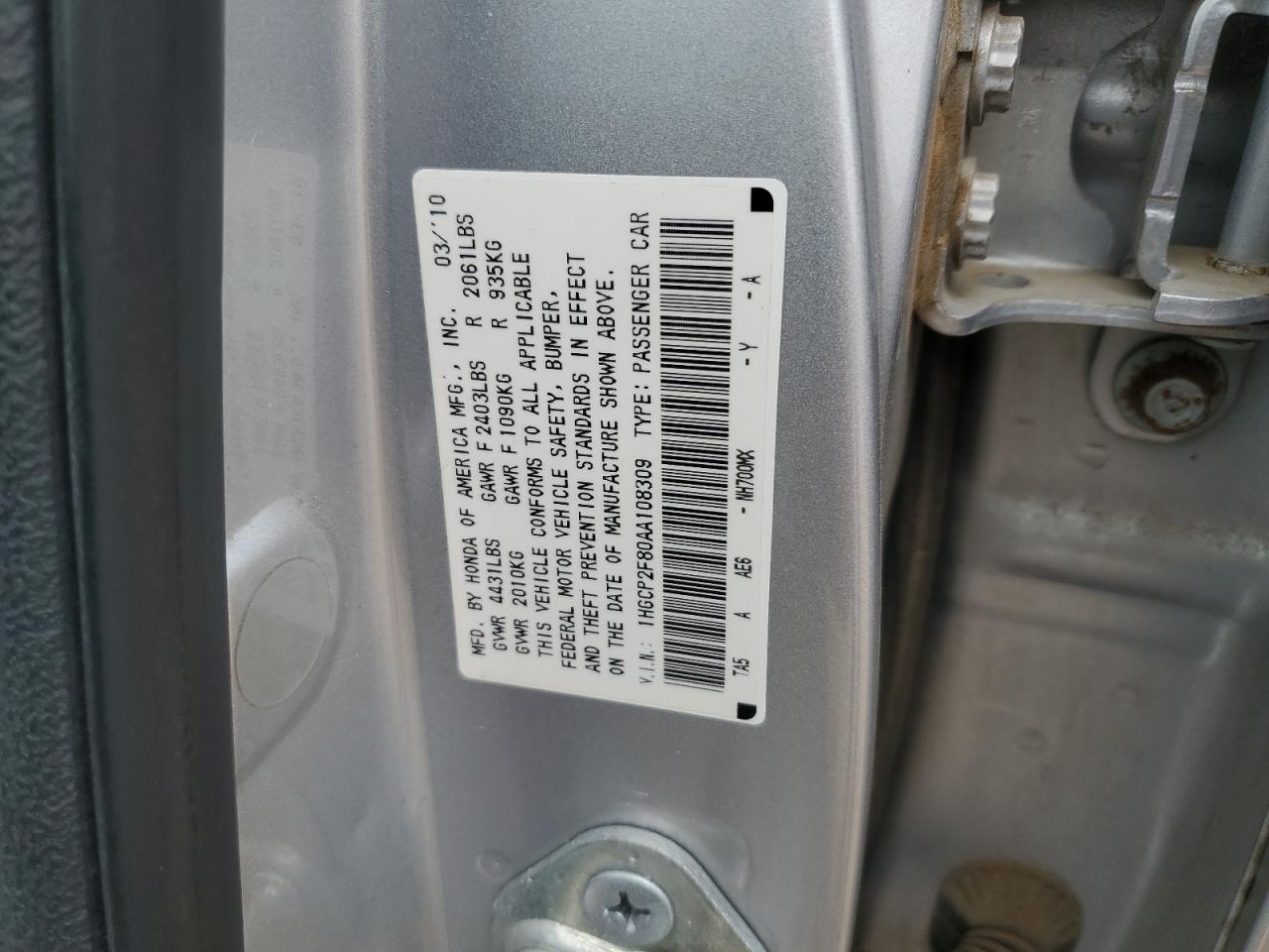 2010 Honda Accord - Image 13