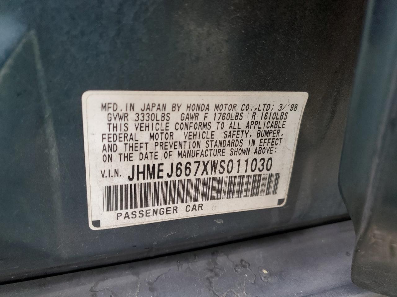 1998 Honda Civic - Image 13