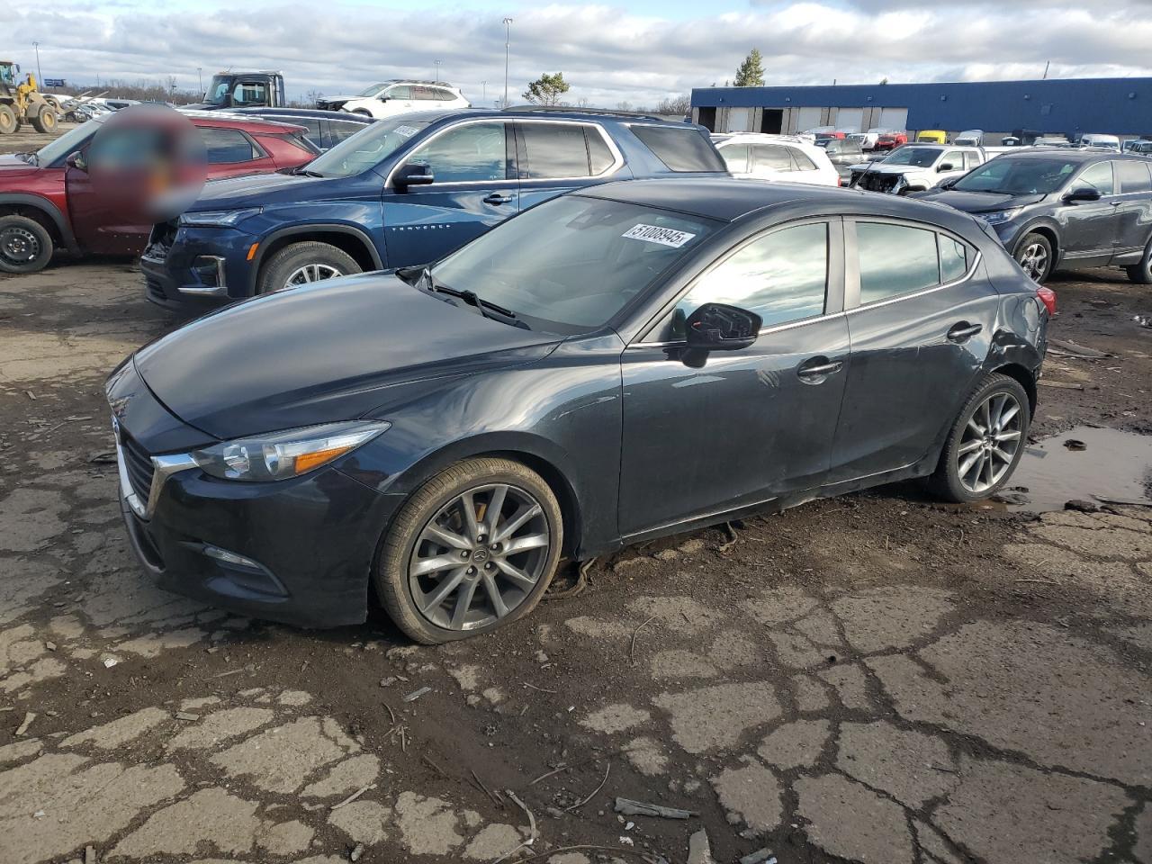 2018 Mazda 3 Touring na sprzedaż w Woodhaven, MI - Rear End