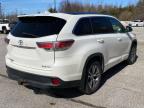 2015 TOYOTA HIGHLANDER XLE à vendre chez Copart MA - NORTH BOSTON