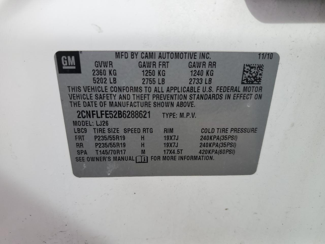 2011 Chevrolet Equinox - Image 14