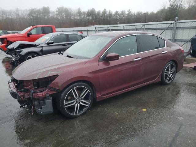 Sedans HONDA ACCORD 2016 Maroon