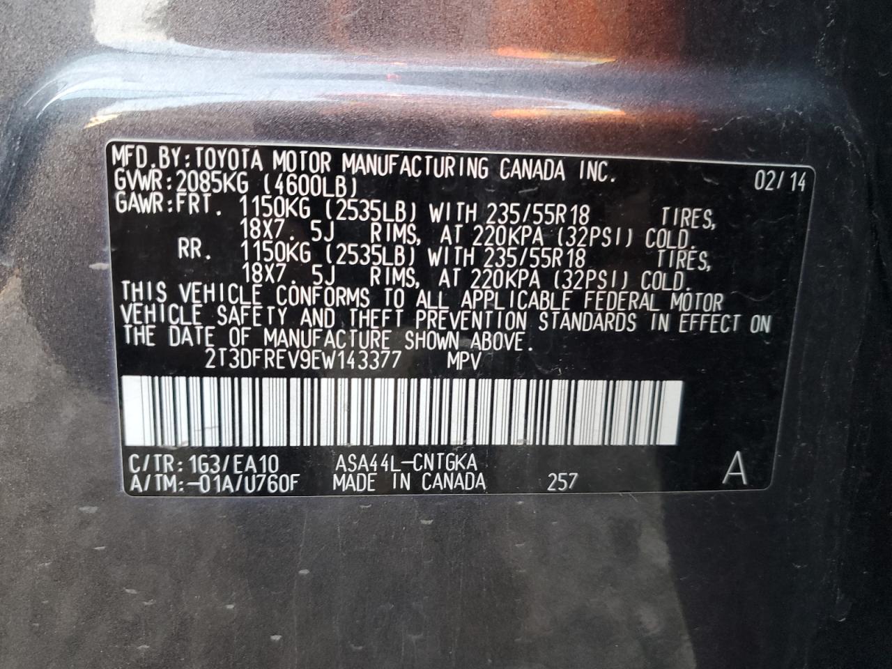 2014 Toyota RAV 4 - Image 16