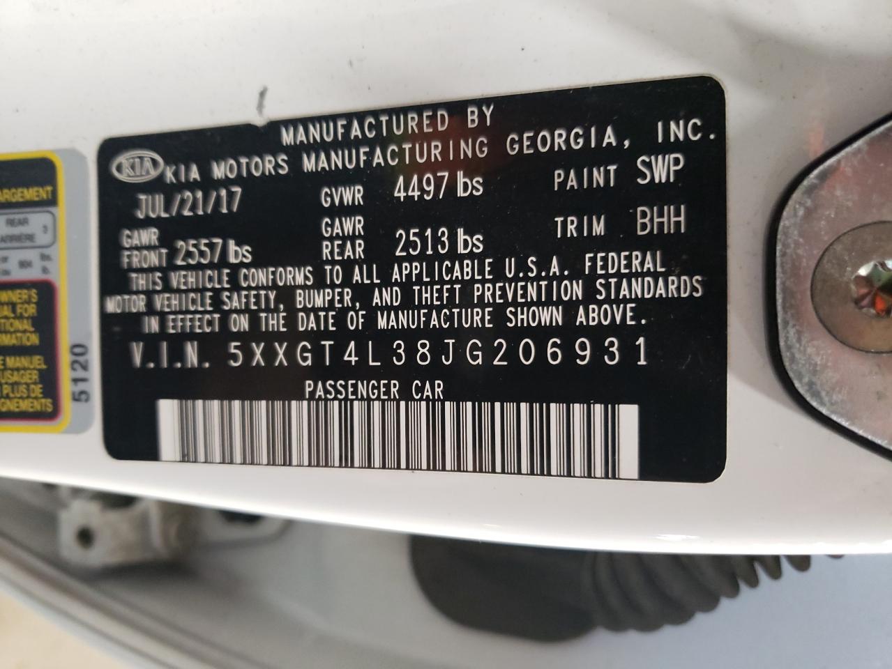 2018 Kia Optima - Image 12
