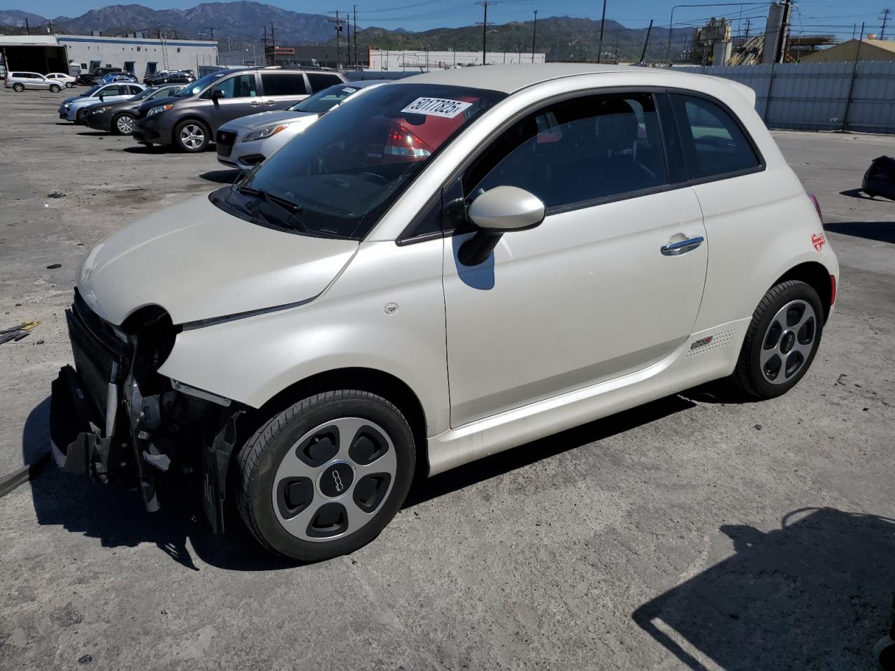 2017 Fiat 500 Electric de vânzare în Sun Valley, CA - Front End