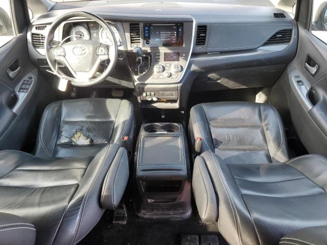 Minivans TOYOTA SIENNA 2016 Czerwony