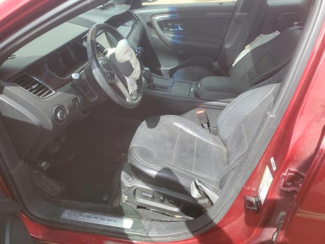 Sedans FORD TAURUS 2015 Czerwony