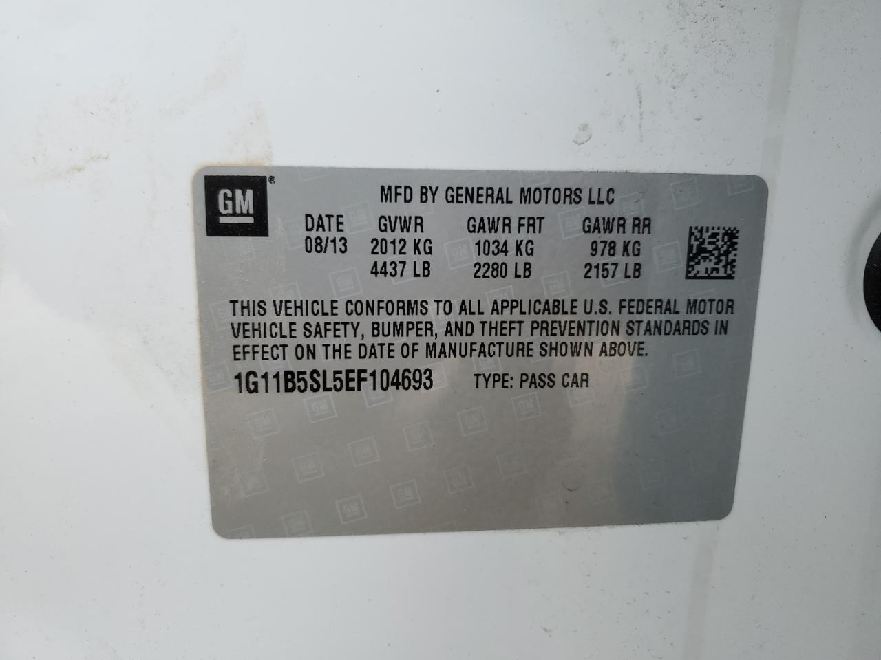 2014 Chevrolet Malibu - Image 15