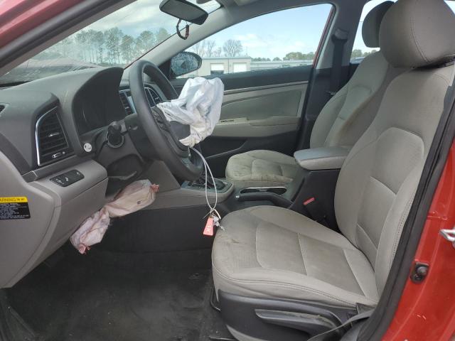  HYUNDAI ELANTRA 2018 Czerwony