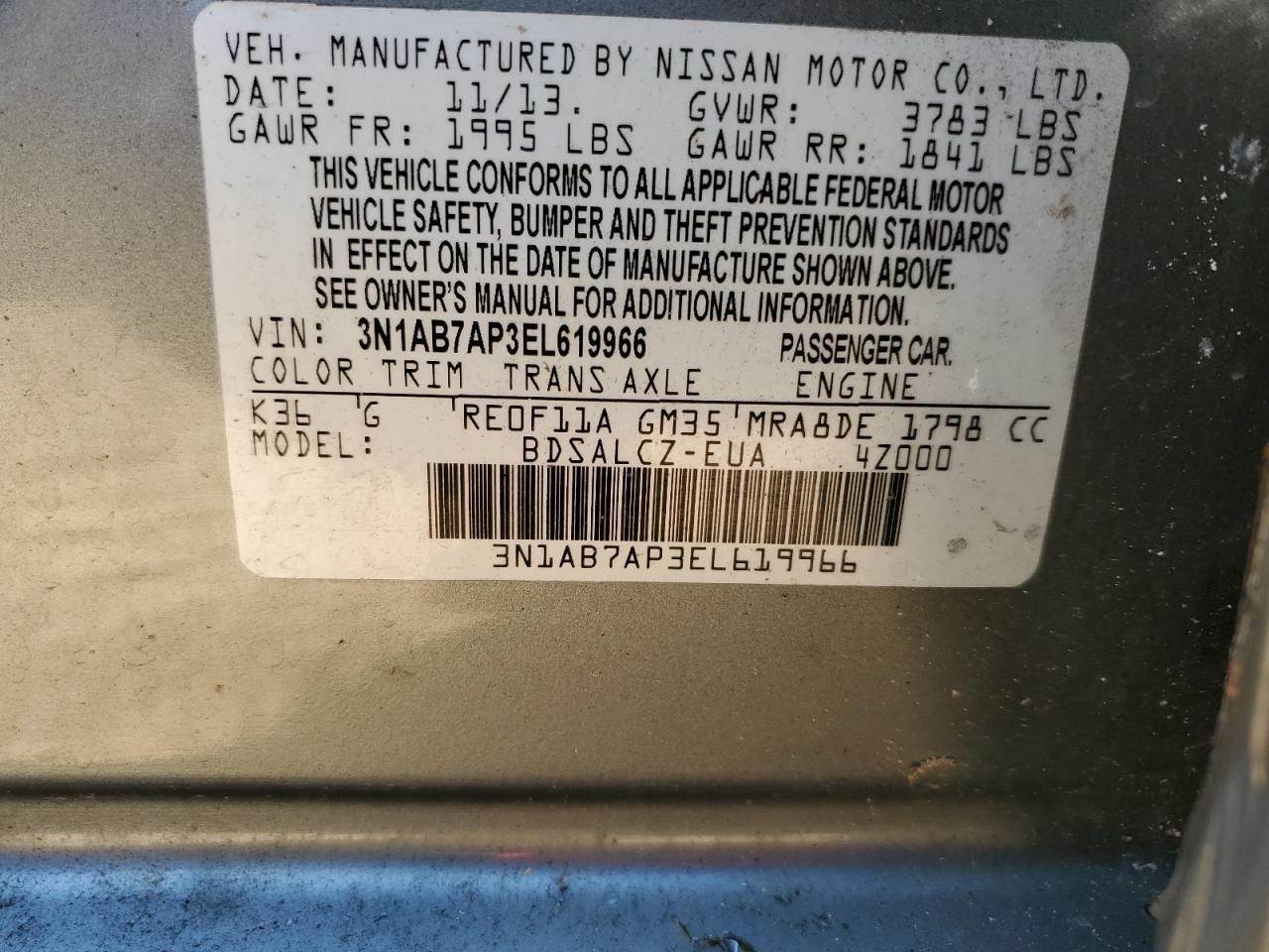 2014 Nissan Sentra - Image 14