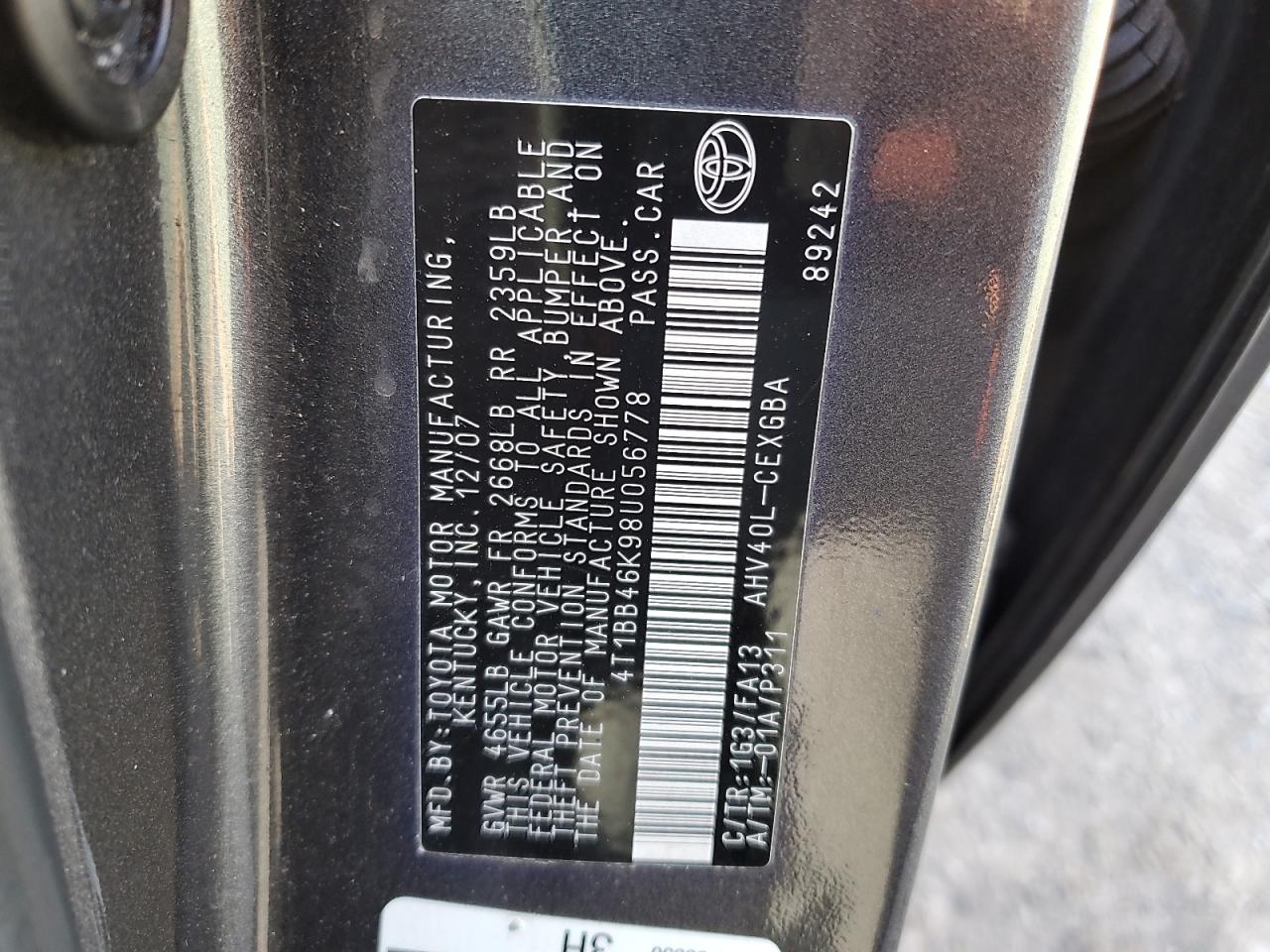 2008 Toyota Camry - Image 14