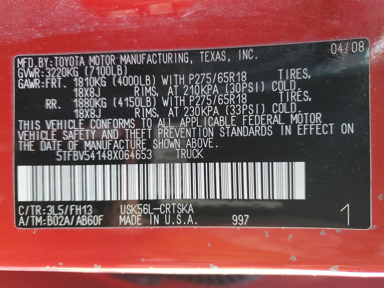 2008 Toyota Tundra - Image 12