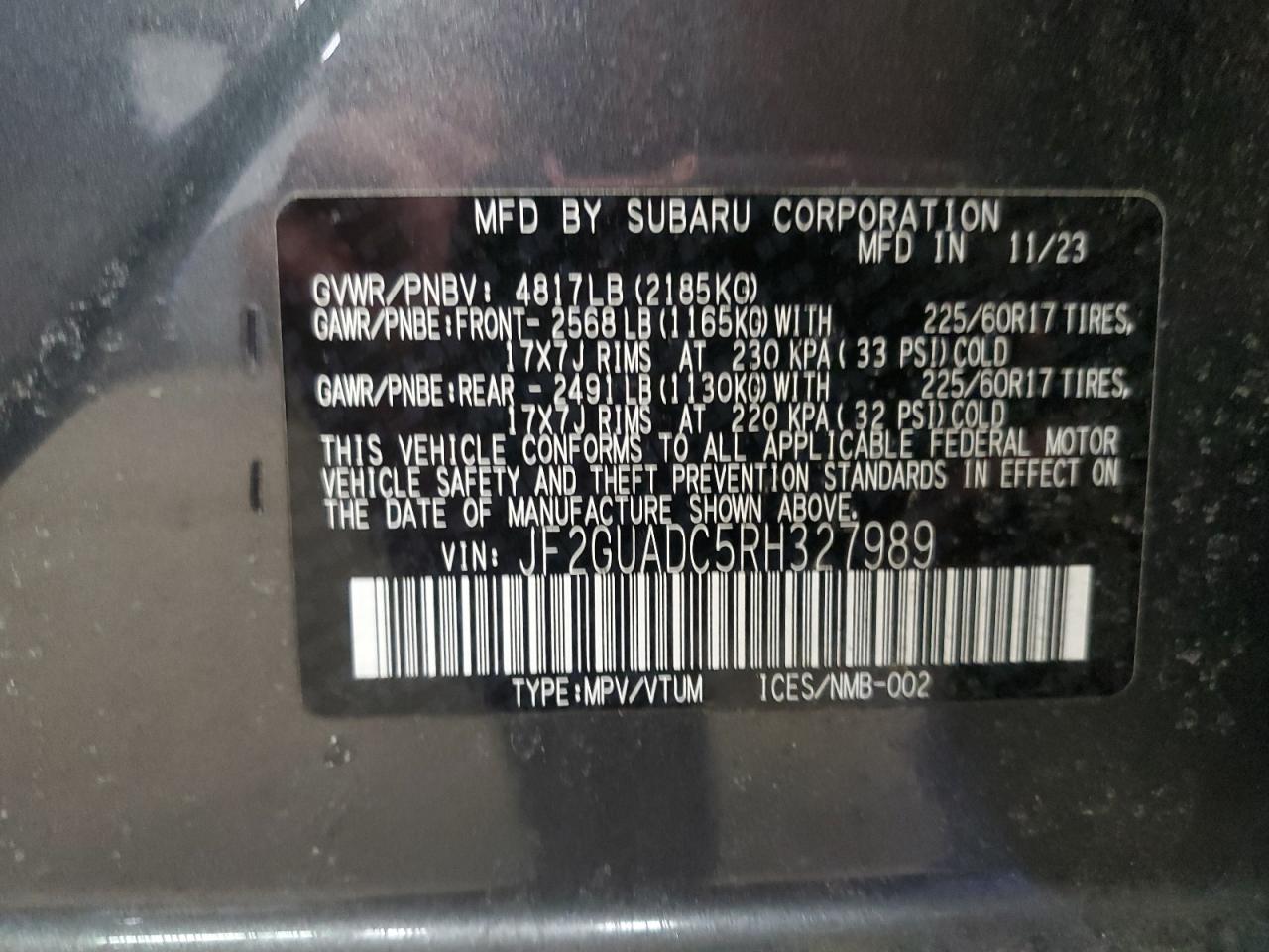 2024 Subaru XV - Image 13